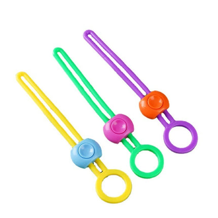 10pc Snack Sealing Rope, Colorful Sealing Strap, Food Preservation Sealing Clip, Creative Bundling Strap, Multifunctional Pull Ring Buckle