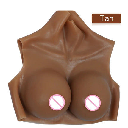 Drag Queen Breast Plate For Crossdresser Silicone Breast Forms Huge Boobs For Transgender Cosplay Shemale Plate