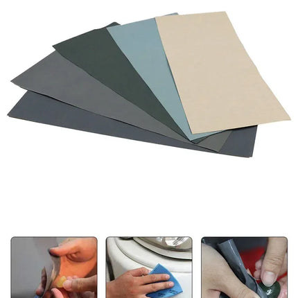 5Pcs Sandpaper 2000 2500 3000 5000 7000 Mixed Grits Sand Paper Water/Dry Sanding Paper Abrasive Tool