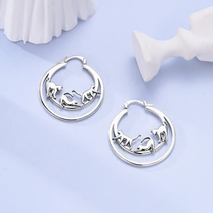 2025 New 925 Sterling Silver Earrings Simple Bow Strawberry Butterfly Hoop Stud Earrings for Wedding Party Women Jewelry Girls