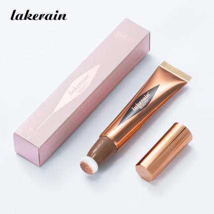 Multifunctional Makeup Pen Liquid Blush Bronzer Contouring Highlighter Pearlescent Fine Flash Sponge Tip Beauty Cosmetics Stick