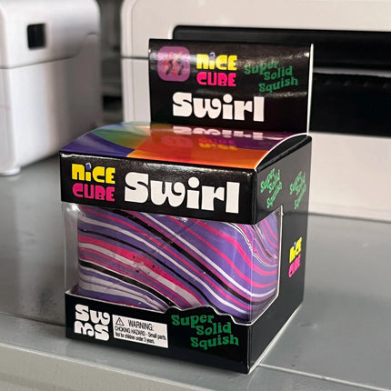 /5.5cm Soft and Glutinous Sensory Stress-relief Toy Cube Filled with Gel Stretchable Ball Soft Ice Cube Ball Slow Rebound