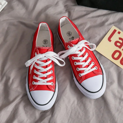 Unisex Casual Canvas Flat Shoes Spring Summer Breathable Rubber Sole Comfortable Slip-On Adults Flat Heel Fashionable Trendy