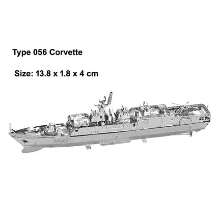 Mini 3D Metal Puzzle for Kids 14+ Manual DIY The Star Ferry Burke Class Destroyer The Bauhinia Assemble Model Education Toys
