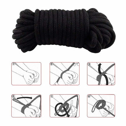 10M Body Restraint Sex Rope Japanese Shibari BDSM Handcuff Sex Toys Bondage Gear Women Binding Outfit SM Soft Cotton Sexope