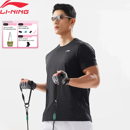 Li-Ning AT DRY FREEZE Training T-Shirt - Breathable Nylon Fitness / T-Shirt Entraînement Li-Ning AT DRY FREEZE - Nylon Respirant Fitness