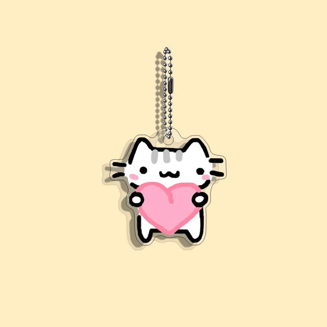 Funny Cat Character Keychain Student Gift Bag Women's Bag Cute Things Gift For Best Friends Wholesale Gifts Kitty