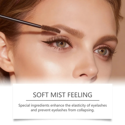 Waterproof Mascara Black Brown Long Lasting Curling Sweatproof Thickening Smudge Proof Eyelash Enhance Cosmetics Daily Makeup