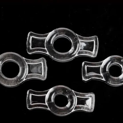 Male 4pcs 1 set Penis lock Cock Ring Bondage Penis Erection Ring For Men Adults TPE penil sleeve for enlargerment pump