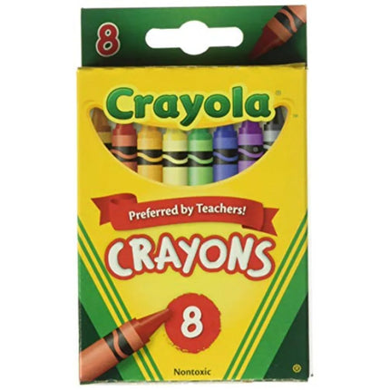 Crayons 8 in a Box Pack of 12 96 Crayons Total