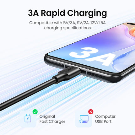 UGREEN USB C Cable Type C Cable for iPhone 17 16 Samsung S25 S24 Xiaomi USB C Data Charging Cable USB 3A Fast Charging USB Cable