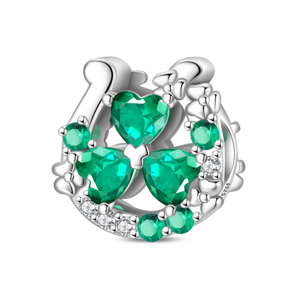 925 Sterling Silver Green Series Flower Tree Apple Pendant DIY Fine Beads Fit Original Charms Bracelet Women Jewelry Diy