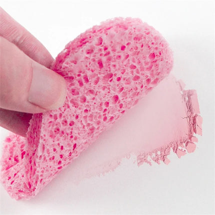 10/20/50PCS Pink Heart Shape Facial Sponges Pad Compressed Natural Reusable Facial Cleansing Pads Exfoliating For Cleansing