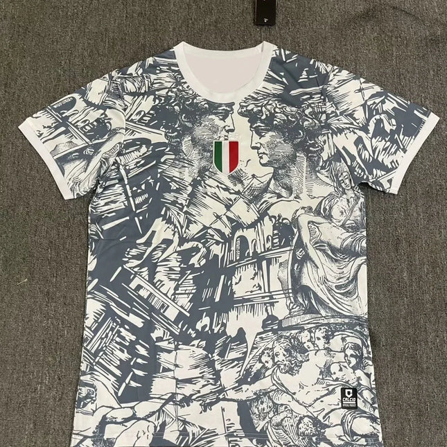 2526 Classic New Italian Special Edition National Team Thai Edition Kids/Adults Jerseys Short Sleeves Training Football Quick