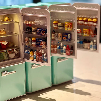 In Stock Original Genuine Zuru Mini Brands Mini Minis Fill The Fridge Collect Mini Refrigerator Blind Box Toys Birthday Gift