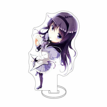 Puella Magi Madoka Magica ANIME 15CM Madoka Kaname Homura Akemi Acrylic Stand figure Stand Cosplay Festivals Gifts keychain