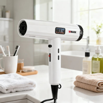 WMARK Hair Dryer Professional Blow Drier Hot and Cold Adjustment Hair Dryer Machine Wired Negative Ion Home Appliance NG-9106W