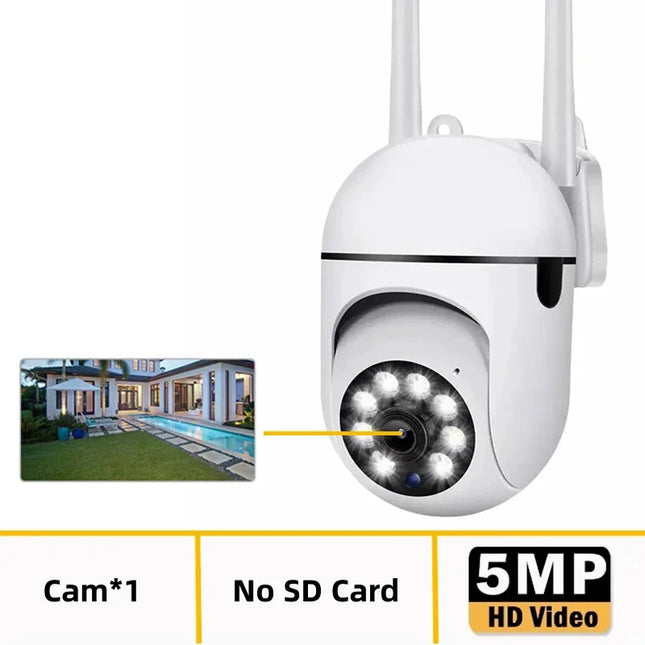 8MP WIFI Surveillance Camera Dual Lens Dual Screen 5MP IP Cameras Wireless Auto Tracking Color Night Vision 10X Zoom HD Camera