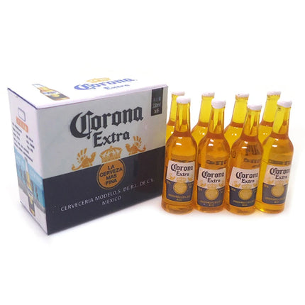 🌟1Set 1:12 Dollhouse Miniature Corona Beer Case Model DIY Kid Toy Accessories Simulation Life Scene