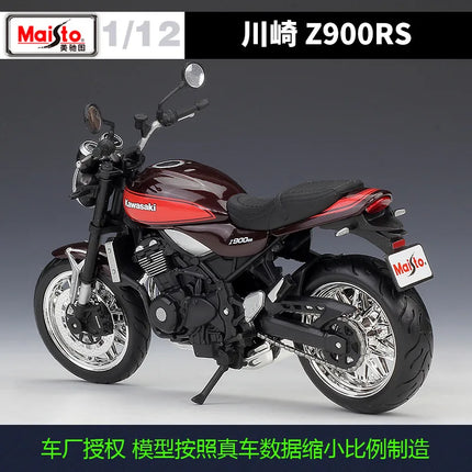 Maisto 1:12 Kawasaki Z900RS Cafe Die Cast Vehicles Collectible Hobbies Motorcycle Model Toys