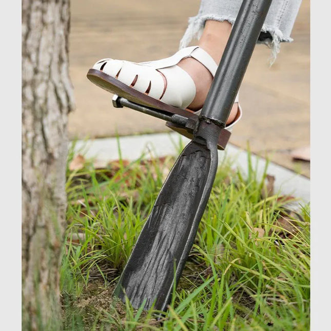 Manganese Steel Tree Digging Thickened Large Shovel Digging Pit Farm Tools Shovel with Foot to Move Seedlings Long Shovel