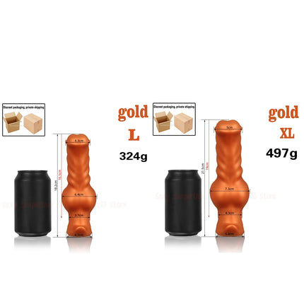 Soft Silicone Dog Dildo Big ButtPlug Stimulation Animal Dildo Fisting Large Anal Sex Toy For Women Men Anal Dilator Masturbation