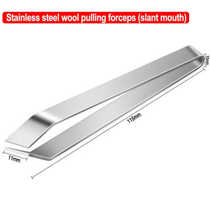 Stainless Steel Hair Puller Gadgets Kitchen Pig Hair Clipper Chicken Hair Remover Fish Bone Remover Pig Hair Clip kitchen things
