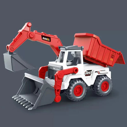 1pcs Excavator Truck Model Toy Engineering Vehicle Toddler Early Education Construction Vehicles Truck Boys Gifts