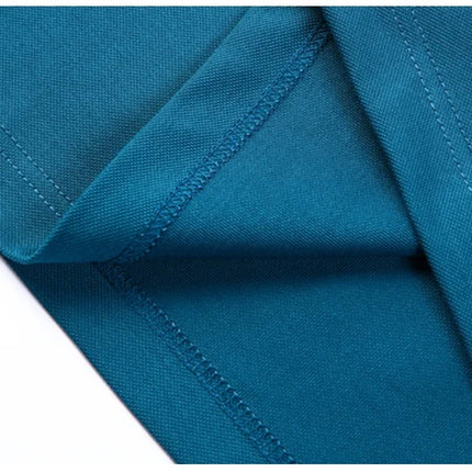 High-end silky cotton breathable short-sleeve polo shirt men's summer new trend plaid lapel designer brand casual golf T-shirt