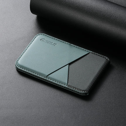 Luxury Business Leather Wallet Card Holder Bag For iPhone & Samsung Galaxy MagSafe Accessories With Slim Geometric Design Gift