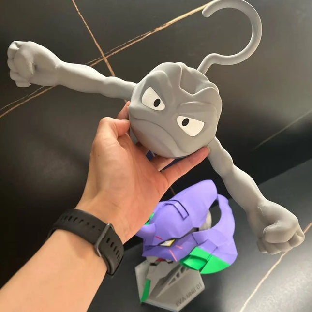 Angry Geodude Anime Figure Diy Coat Hanger Home Light - Versatile Bedroom Decor Trendy Cosplay Accessory For Fans