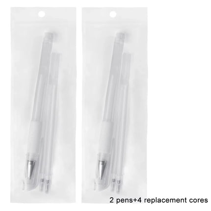 2/6Pcs Skin Marker Pen Tattoo Pens Professional Eyelash Extension Set For Lip Tattoo Eyebrow Piercing Scribe Surgical Skin Tool