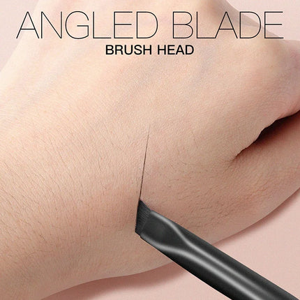 4pcs Blade Makeup Brushes Angled Thin Eyebrow Brush Flat Fine Eyeliner Brush Professional Liner Brow Make Up Tools