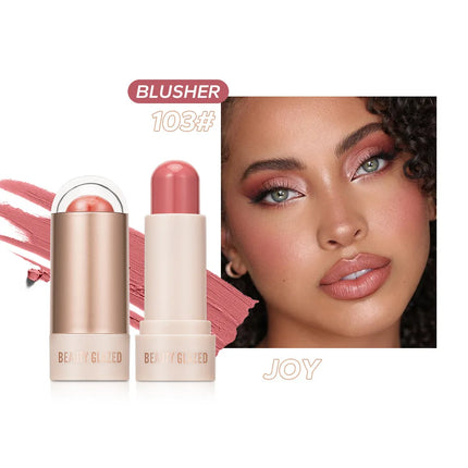 BEAUTY GLAZED multi-colour matte highlight blush stick glazed non-stick glass delicate and supple multi effect makeup