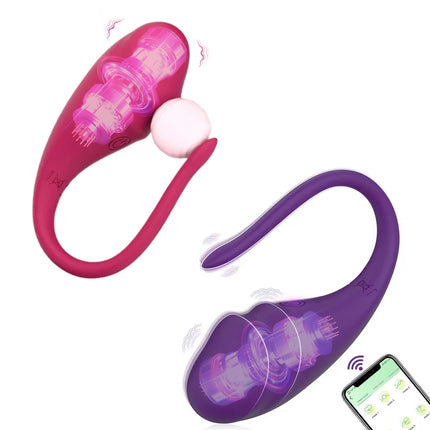 Wireless Control APP Bluetooth Vibrating Egg for Women G Spot Clitoris Stimulator Wear Vagin  Massger Dildo Adult Goods Sex Toys