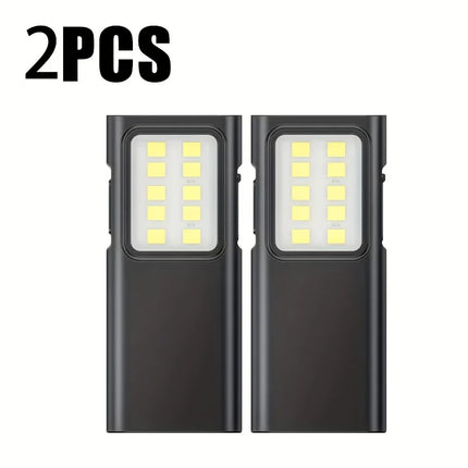 EDC Flashlight Keychain Light Super Bright With Pen Clip Mini LED Flashlight, USB Charging Port Emergency Work Camping Light