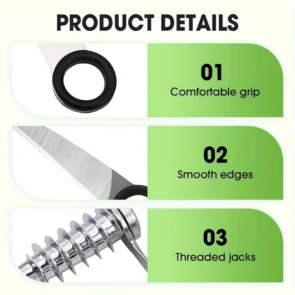 Manual Vegetable Spiral Cutter - Stainless Steel Handheld Slicer with Curved Design, Suitable for Even Cutting of Potatoes