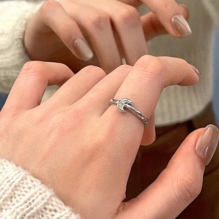 925 Sterling Silver Heart Ring / Bague Argent 925 Cœur Ajouré