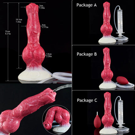 NNSX Silicone Squirting G-Spot Dildo Anal Plug with Suction Cup Prostate Massager For Men Woman Gay Adult Toy Anus Expansion
