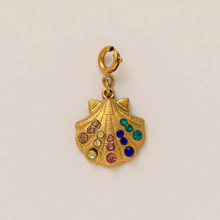Stainless Steel DIY Cactus Coffee Cup Love Butterfly Pendant Vacuum Plated 18K Gold in Furnace charms for jewelry