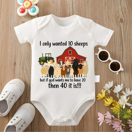 I Love My Family 100% Cotton Bodysuit Soft Baby Cloths Best Gift for Baby Onesie Jumpsuit for 0 To 12 Months Cute Newborn