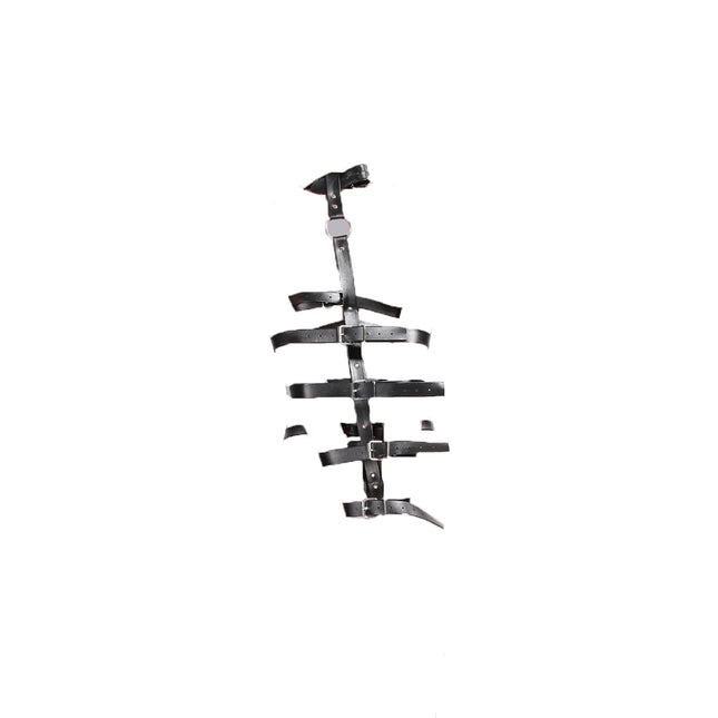 Thierry PU Leather Female Slave Body Harness Arm Cuffs Handcuffs for Adult Game, Fetish Bondage Rope Flirting Sex Toys for Women