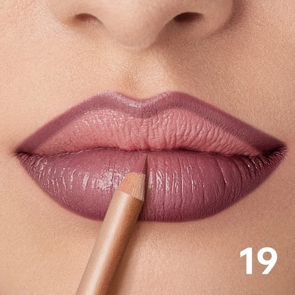 Matte Nude Lip Liner Pigmentation Long-Lasting Waterproof /Pencil Formula, Lip Pencil for Precise Lip Line, Lip Glossy Effect