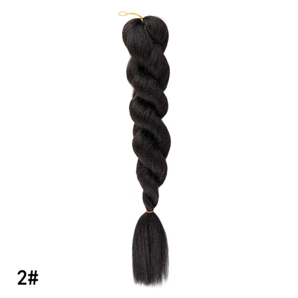 Colorful Ombre Jumbo Braiding Hair Low Temp Flame Retardant Synthetic Hair Bulk Tangle Free Crochet Twist Braids Hair Extensions