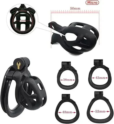 6.0 3D Printing Chastity Cage Curve Rings Fidelity Cage Extreme Micro Cock Cage Hentai Invisible Sex Toy for Male SM Sex Game