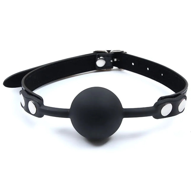 Silicone Gag Ball Erotic Adult Games Sex tools Leather Belt Bondage Restraints Slave Fetish Women Mouth Gag Sex Toys For Couples