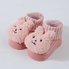 Pink stripe rabbit / M(10X6CM)