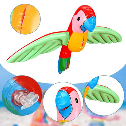 1pc Pvc Inflatable Parrot Game Toy Suitable For Outdoor Games, Beach Parties, Hawaii Water Beach Games