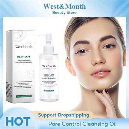 Makeup Removal Oil Purifying Pores Shrinking Deeply Cleansing Soothing Skin Remove Blackheads Moisturizing Facial Cleanser Oil