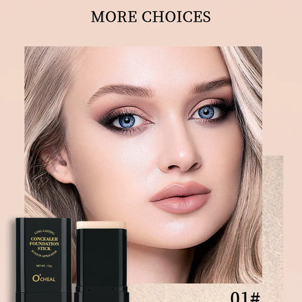 Eraser contour foundation stick moisturizing,light,long-lasting waterproof,breathable concealer natural,docile liquid foundation